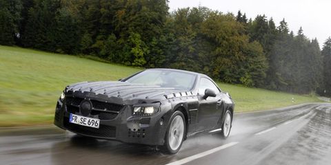 The SL will likely wear the same corporate face of the SLK Roadster