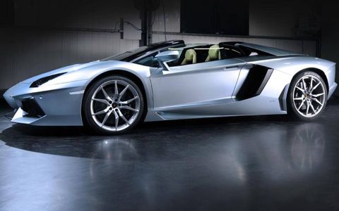 The Lamborghini Aventador roadster follows the one-off Aventador J, which debuted at the 2012 Geneva motor show.