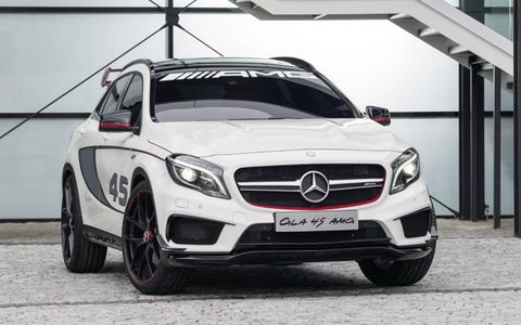 The Mercedes-Benz GLA45 Concept points to the styling of the next GLA.
