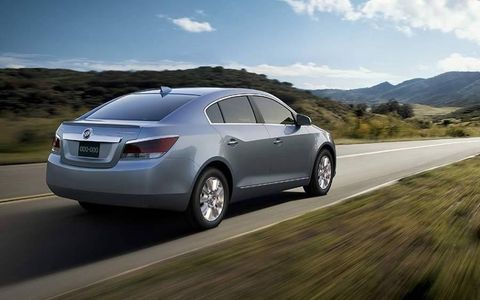 The Buick LaCrosse will get an eAssist feature for 2012.