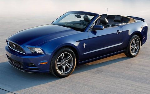 The restyled 2013 Ford Mustang.