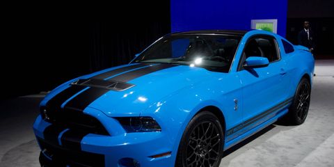 2013 Ford Mustang Shelby GT500 at the Los Angeles Auto Show
