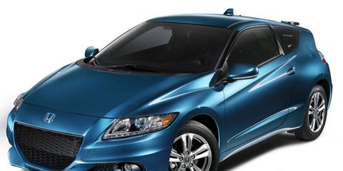 The 2013 Honda CR-Z gets a lithium-ion battery pack.