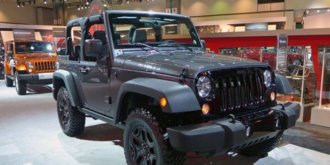 The 2014 Jeep Wrangler Willys Wheeler Edition made its debut at the Los Angeles auto show.