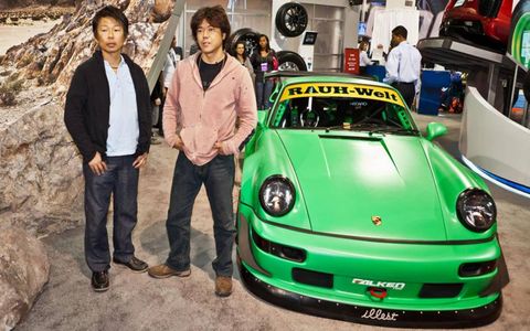 Left to right: RAUH-Welt Begriff international director: Ichiraku Toshiya, RAUH-Welt Begriff founder/owner: Akira Nakai.
