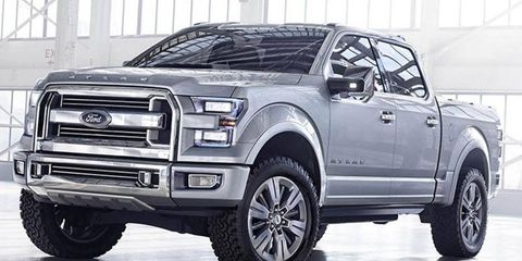 The Ford Atlas concept previews the next-generation F-150 pickup truck.