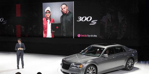 The Chrysler 300 S at the New York auto show.