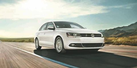 The Volkswagen Jetta is expected to get a sporty, coupe-styled sedan version. The 2012 TDI model is shown.