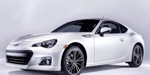 The Subaru BRZ is a rear-drive coupe.