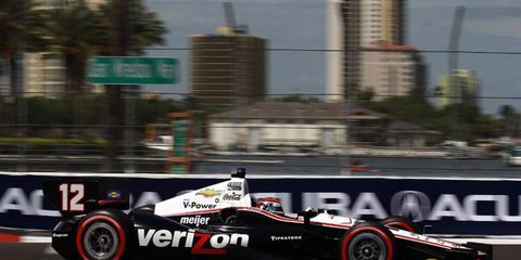 Will Power became the first driver to top a qualifying session with IndyCar's latest equipment package.