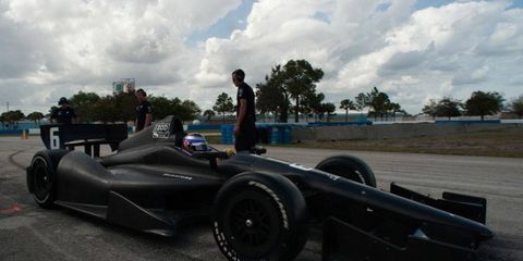 Dragon Racing's Katherine Legge and S&eacute;bastien Bourdais received an engine to share midway through spring testing two weeks ago at Sebring International Raceway.