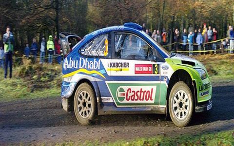 Marcus Groenholm in his Ford Focus RS WRC