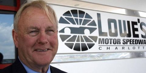 H.A. "Humpy" Wheeler retired as president of Lowe's Motor Speedway in Charlotte in 2008.