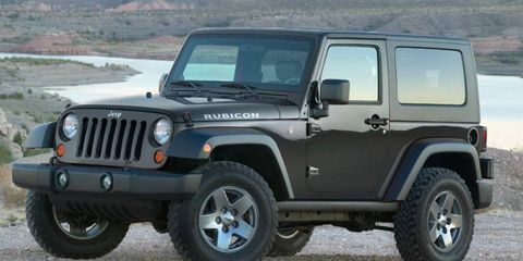 The government says it has eight complaints about the engine in the 2010 Jeep Wrangler catching fire.