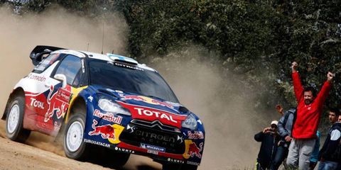 Mikko Hirvonen completed a dominating weekend with a win by more than two minutes in the Rally Portugal on Sunday.