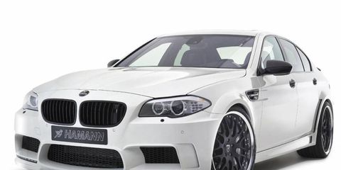 Hamann made a tuning package for the BMW M5 sedan.