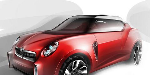 The MG Icon concept takes cues from the MGB GT from the 1960s and '70s.