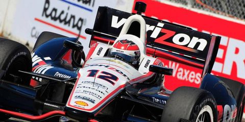 Will Power's win at Long Beach on Sunday pushed him into the Izod IndyCar Series points lead.