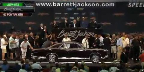 Barrett-Jackson went through $18 million in cars over the weekend.