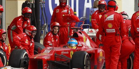Fernando Alonso sits in fifth place, just 10 points behind leader Sebastian Vettel after four races of the Formula One schedule.