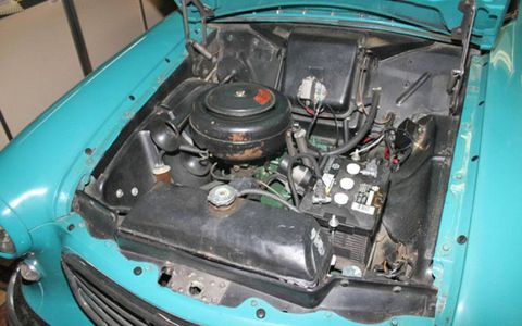 If the 1958 hit "Beep Beep" by The Playmates is to be believed, the inline-six under the hood of the 1955 Nash Rambler Custom Super makes the car quite a sleeper. At the very least, the Rambler is fuel-efficient.