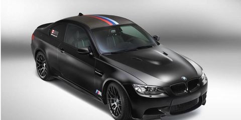 The BMW M3 DTM Championship Edition won't come to the United States.