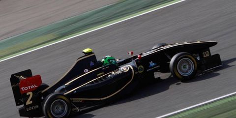 Conor Daly, son of former American Formula One driver Derek Daly, won his first GP3 race on Sunday in Barcelona.