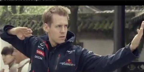 Vettel is starring in Drive of the Dragon, a new web series from Infiniti.
