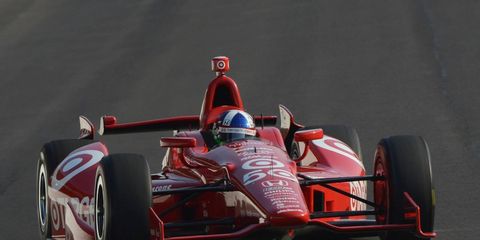 Two-time Indianapolis 500 winner Dario Franchitti was quickest in the final practice session at Indianapolis Motor Speedway on Friday.