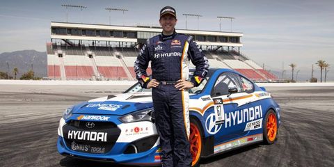 Rhys Millen will drive the hopped-up Hyundai Veloster hatchback in all seven Global RallyCross races, including two at ESPN's Summer X Games.