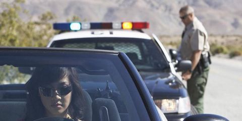 Police are more likely to pull drivers over in Nevada, Georgia and Alabama.