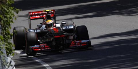 Lewis Hamilton tried to reserve his tires during qualifying on Saturday in Montreal, but still managed to finish second.