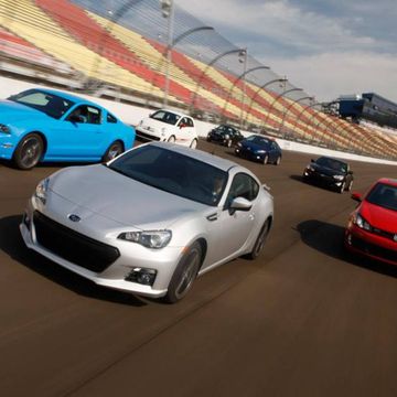 Performance cars that cost less than $30,000 take to the track.