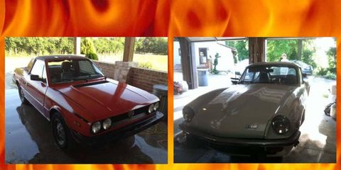 It's Lancia versus Triumph for Project Car Hell this week.