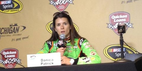 At least one driver, Elliot Sadler, thinks the high speeds that are being reached at Michigan International Speedway will be advantageous to Danica Patrick.