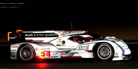Audi's Andr&eacute; Lotterer is on the pole after the first day of qualifying at Le Mans. Qualifying continues on Thursday.