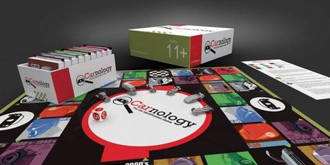 The Carnology board game is available now for $29.95 + shipping