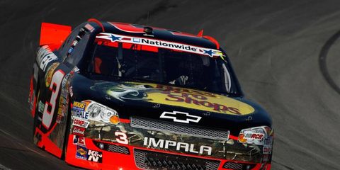 Austin Dillon dominated the field at Kentucky Speedway on Friday night for his first Nationwide Series win.
