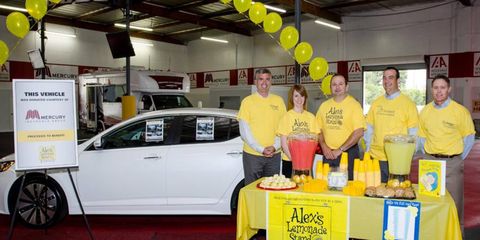 ALSF and Mercury Insurance sold a Kia Optima for charity.
