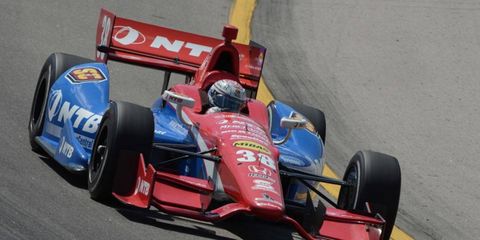 Graham Rahal is 10th in the IndyCar Series points race after nine of 15 races.