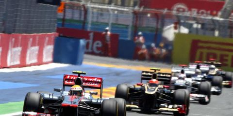 Lewis Hamilton fell to third in the Formula One points after a 19th-place finish on Sunday.
