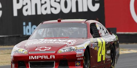 Jeff Gordon had three strong practices for the NASCAR Sprint Cup race in Sonoma. He came in first in all three.