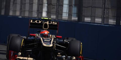 Romain Grosjean is hoping to become the eighth different driver to win a Formula One race this season.
