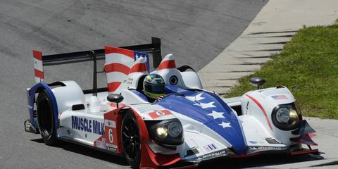 The car of Lucas Luhr and Klaus Graff made a huge comeback on Saturday and won at Lime Rock.