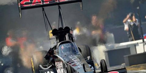 Steve Torrence had a nice run Friday night in Ohio during NHRA drag racing. He won the Top Fuel division.