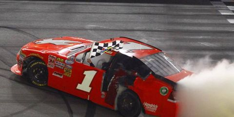 Kurt Busch had a great night in Daytona on Friday, winning the Subway Jalapeno 250.