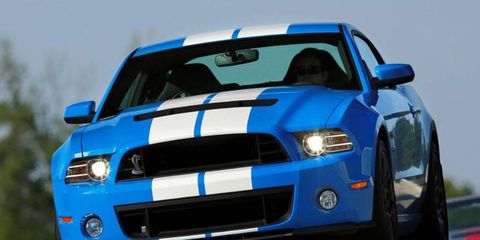 Ford is partnering with the Le Mans Classic again this weekend. The 2013 Mustang Shelby GT500, above, will be on hand.