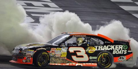 Austin Dillon won last week's NASCAR Nationwide Series race in Kentucky, but his team was penalized after his car failed postrace inspection.