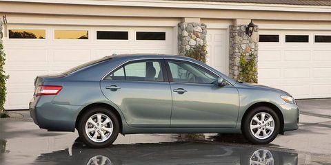The 2010 Toyota Camry is among the 2.3 million vehicles being recalled for sticking accelerators.