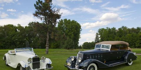 A 1933 Delage, left, and a 1933 Chrysler Imperial Phaeton were named Best in Show winners Sunday at the Concours d'Elegance of America.